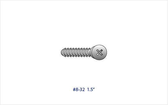 GRADE 2 TITANIUM #8-32 FLAT HEAD MACHINE SCREW (PACK OF 10)